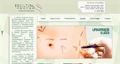 Desktop Screenshot of esculturalcenter.com.br