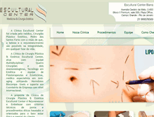 Tablet Screenshot of esculturalcenter.com.br